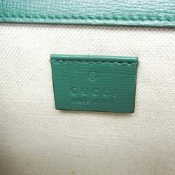Pre Owned Gucci Dionysus 400249 Women's Leather Shoulder Bag Green