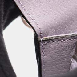 Pre Owned Gucci Bamboo 1947 Gg Canvas Handbag And Leather Beige Purple