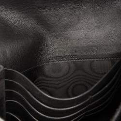 Pre Owned Gucci Black GG Marmont Matelasse Leather Wallet On Chain