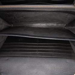 Pre Owned Gucci Black GG Marmont Matelasse Leather Wallet On Chain