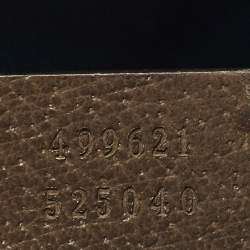 Pre Owned حقيبة كتف غوتشي أوفيديا صغيرة قبة قماش و جلد بيج/بني جي جي سوبريم