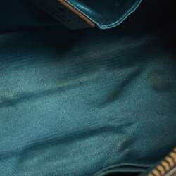 Pre Owned حقيبة كتف غوتشي أوفيديا صغيرة قبة قماش و جلد بيج/بني جي جي سوبريم