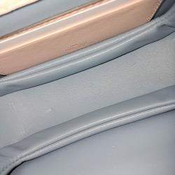 Pre Owned Gucci Pink Patent Leather Patent 1947 Mini Top Handle Bag