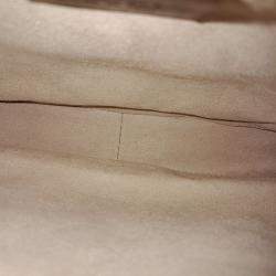 Pre Owned Gucci Beige PVC 1955 Horsebit Shoulder Bag