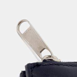 Pre Owned Gucci Black Leather GG Embossed Clutch