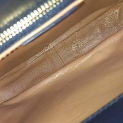 Pre Owned Gucci Navy Blue Pink Suede Gucci Navy Blue, Pink Suede 1955 Horsebit Shoulder Bag