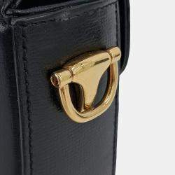 Pre Owned Gucci Black Leather Horsebit 1955 Mini Bag