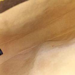 مملوكة مسبقًا Gucci Beige Brown Canvas and Leather Ophidia Mini GG Round Shoulder Bag