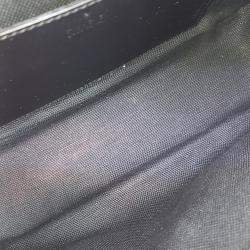 Pre Owned Gucci Black Leather Marmont Crossbody Bag