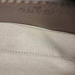 Pre Owned Gucci Beige PVC Ophidia Super Mini Shoulder Bag