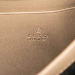 Pre Owned Gucci Brown GG Supreme Dionysus Chain Wallet