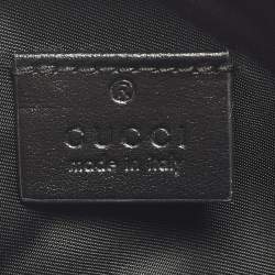 Pre Owned Gucci GG Marmont Black Matelasse Leather Cosmetic Case