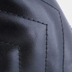 مملوكة مسبقًا Gucci Gg Marmont Chain shoulder Bag Black Leather