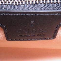 مملوكة مسبقًا Gucci Gg Marmont Chain shoulder Bag Black Leather