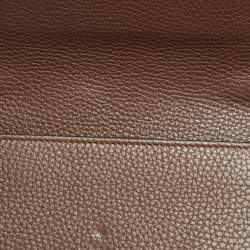 مملوكة مسبقًا Gucci GG Marmont Brown Leather Wallet on Chain