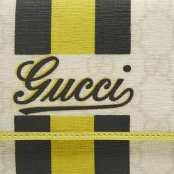 مملوكة مسبقًا Gucci Tricolor GG Supreme Canvas Continental Wallet