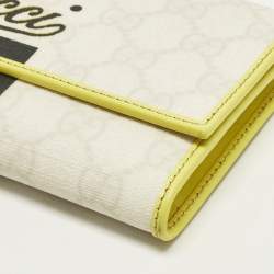 مملوكة مسبقًا Gucci Tricolor GG Supreme Canvas Continental Wallet