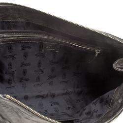 Pre Owned حقيبة كلاتش غوتشي هيستريا كبيرة كانفاس كريستال GG بنية