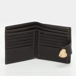 مملوكة مسبقًا Gucci Heart Beige/Brown GG Canvas and Leather Wallet