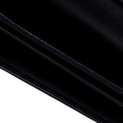 Gucci Black Leather Continental Wallet