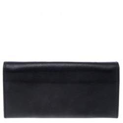 Gucci Black Leather Continental Wallet