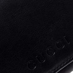 Gucci Black Leather Continental Wallet