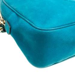 مملوكة مسبقًا Gucci Blue Leather Medium Soho Chain Shoulder Bag