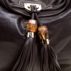 مملوكة مسبقًا حقيبة غوتشي يد علوية اندي متوسطة جلد بنية