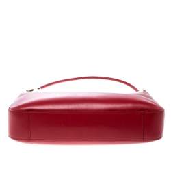 مملوكة مسبقًا حقيبة كتف غوتشي جلد حمراء