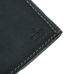Gucci Grey Crocodile Bamboo New Jackie Continental Wallet