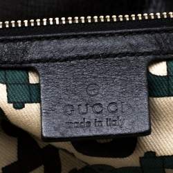 مملوكة مسبقًا حقيبة غوتشي بابوسكا كبيرة جلد سوداء