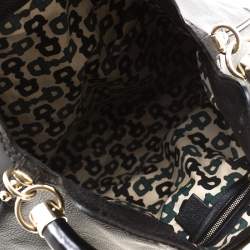 مملوكة مسبقًا حقيبة غوتشي بابوسكا كبيرة جلد سوداء