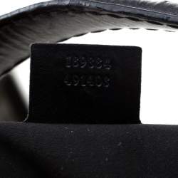 Pre Owned Gucci Black GG Canvas and Leather Queen Hobo