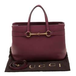 مملوكة مسبقًا حقيبة غوتشي يد علوية برايت بيت جاسمين جلد وردية سينامون