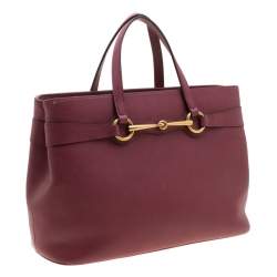 مملوكة مسبقًا حقيبة غوتشي يد علوية برايت بيت جاسمين جلد وردية سينامون