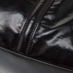 Pre Owned Gucci Black Coated Fabric Dialux Britt Boston Bag