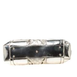 مملوكة مسبقًا Gucci Gold Metallic GG Gucissima Leather Large Dialux Queen Tote