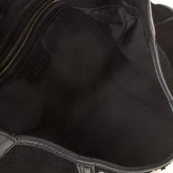 Pre Owned حقيبة غوتشي جلد سويدي أسود مزخرف بوفير جاكي أو هوبو