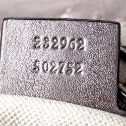 مملوكة مسبقًا حقيبة غوتشي متوسطة توينز GG جلد وكانفاس غوتشيسيما برونزية/ بيج