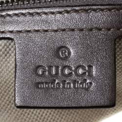 مملوكة مسبقًا حقيبة غوتشي متوسطة توينز GG جلد وكانفاس غوتشيسيما برونزية/ بيج