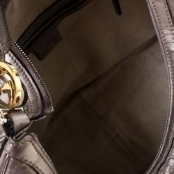 مملوكة مسبقًا حقيبة غوتشي متوسطة توينز GG جلد وكانفاس غوتشيسيما برونزية/ بيج