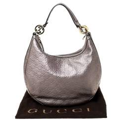 مملوكة مسبقًا حقيبة غوتشي متوسطة توينز GG جلد وكانفاس غوتشيسيما برونزية/ بيج