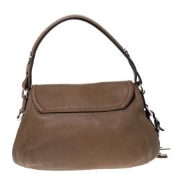 Gucci Brown Leather Medium Techno Horsebit Hobo