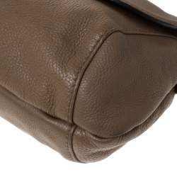 Gucci Brown Leather Medium Techno Horsebit Hobo