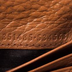 Gucci Brown Leather Trifold Wallet