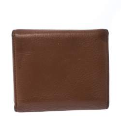 Gucci Brown Leather Trifold Wallet
