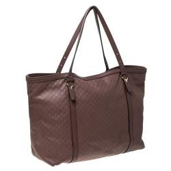 مملوكة م�سبقًا Gucci Old Rose Microguccissima Leather Medium Nice Tote