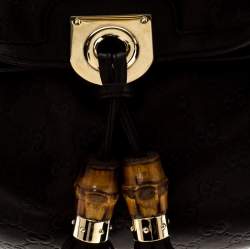 Pre Owned Gucci Brown Guccissima Leather Small Indy Top Handle Hobo Bag