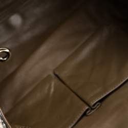 Pre Owned Gucci  Multicolor Python Leather Medium Shoulder Bag