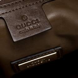 Pre Owned Gucci  Multicolor Python Leather Medium Shoulder Bag